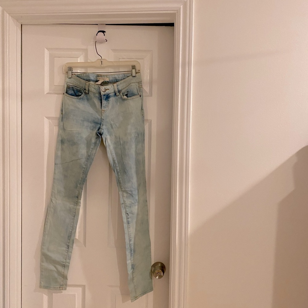 Life in Progress Jeans bleached/tie dye look